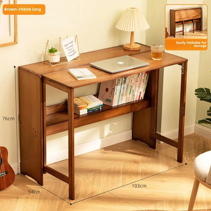 Foldable Computer Desk Home Desktop Desk Simple Desk Bedroom Workbench Simple Learning Writing Desk