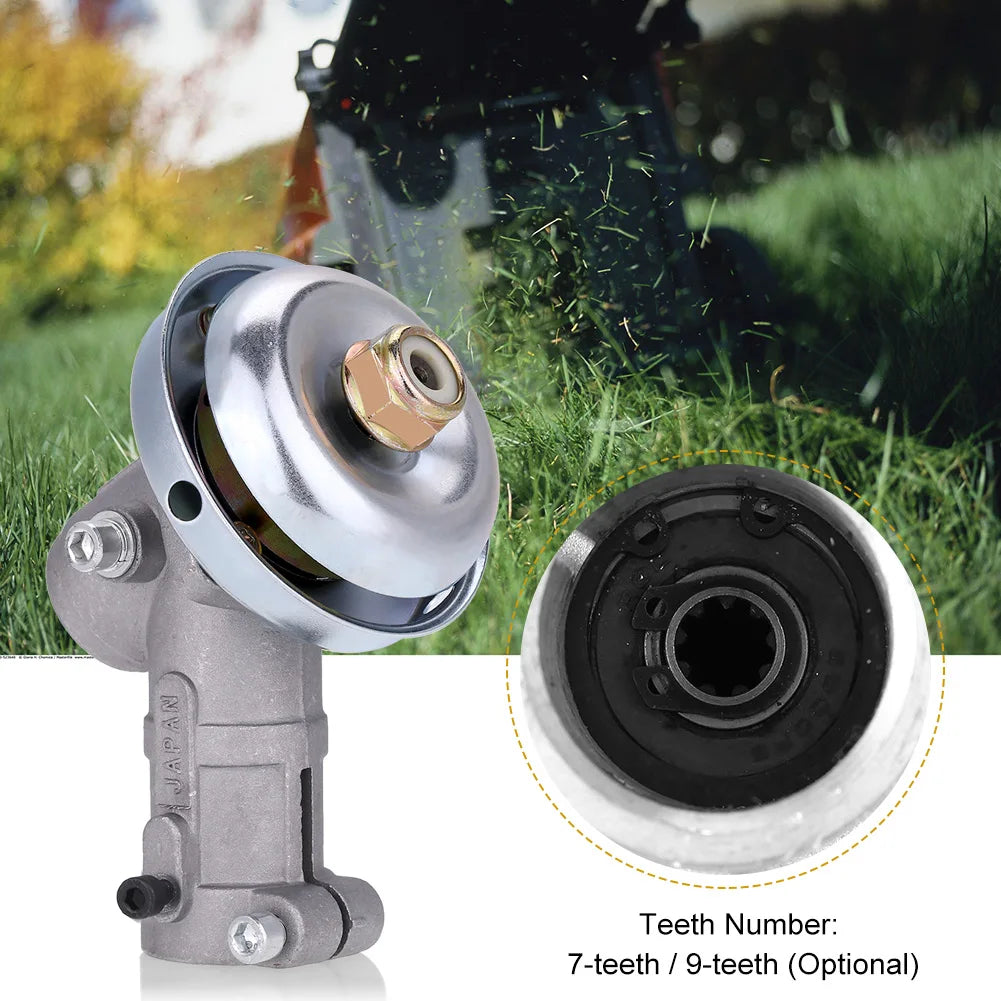 26/28mm 7/9T Strimmer Gear Head Gearbox Brush Cutter Grass Trimmer Lawn Mower Part Lawn Trimmer Accessory Brush Cutter Gear Hea