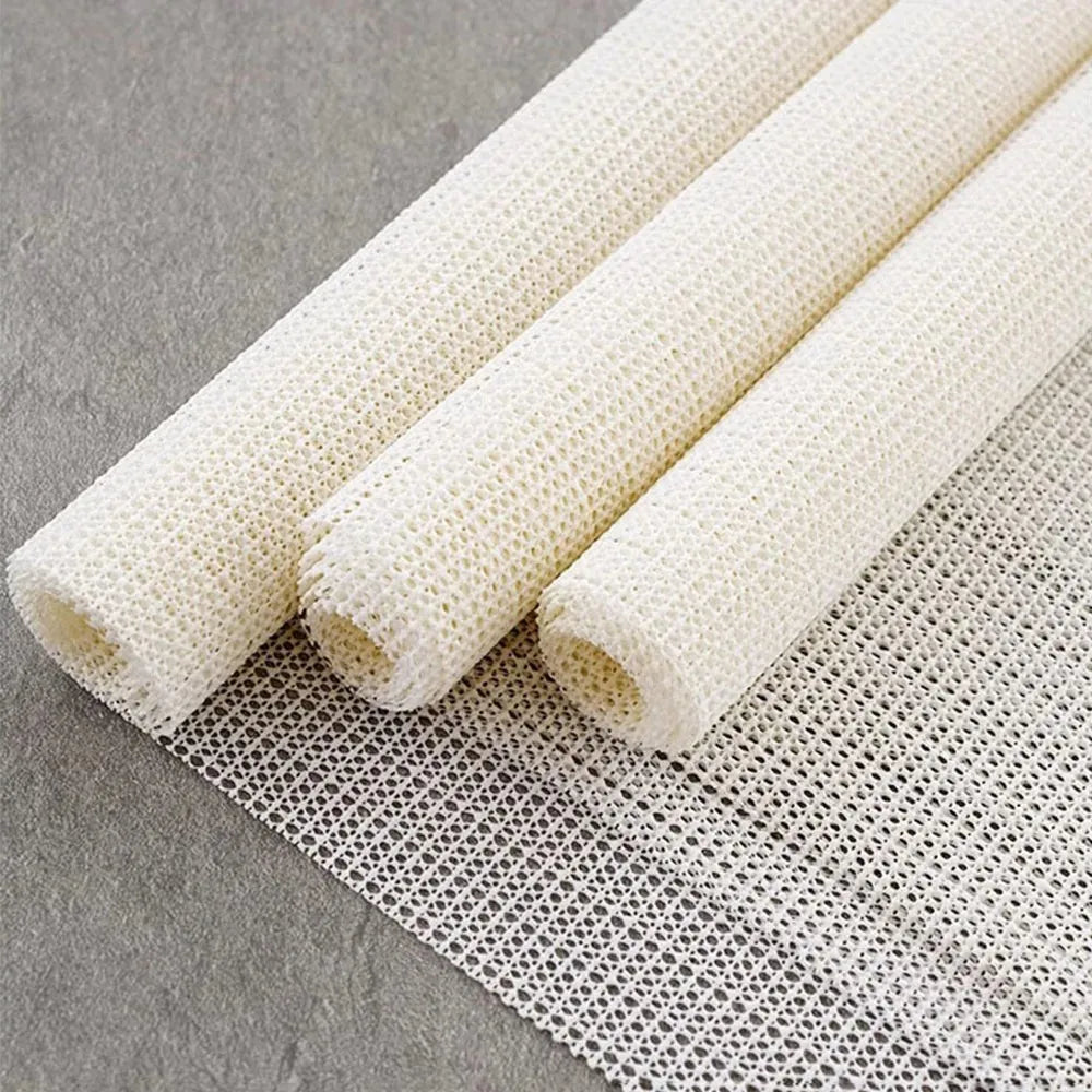 Anti Slip Pad PVC Fabric Mattress Sofa Floor Mat Household Carpet Yoga Mat Anti-Skid Mesh Fabric Gripper Fixing Base Non SlipPad