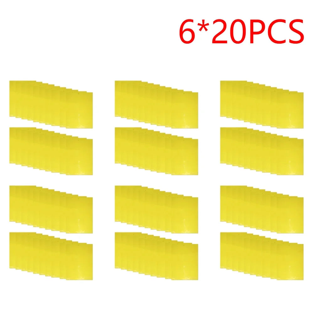 20-200PCS Fly Stickers Outdoor Plant Insect Catcher Fly Trap Double Sided Sticky Traps for Bugs Mosquito Trap Sticky Board