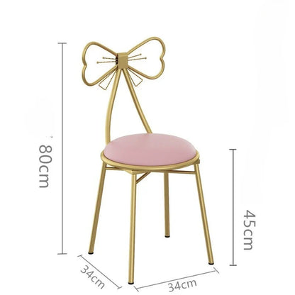 Italian simple girl bedroom dresser stool butterfly back chair ins makeup stool wholesale butterfly chair