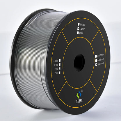 0.8mm Mig Wire Flux Cored Self-Shielded 1kg No Gas Wires Iron Welding Carbon Steel Gas-Less Mig Welder Accessories