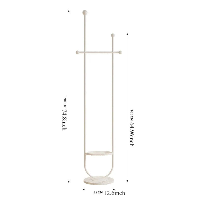 Stand Portable Clothes Rack Bedroom Floor Holder Clothes Hanger Hat Rack Home Modern Perchero De Pie Clothing Store Furniture