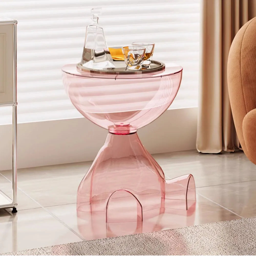 Movable Coffee Side Table Minimalist Sofa Small Living Room Small Spaces Bedroom Creative Tea Table