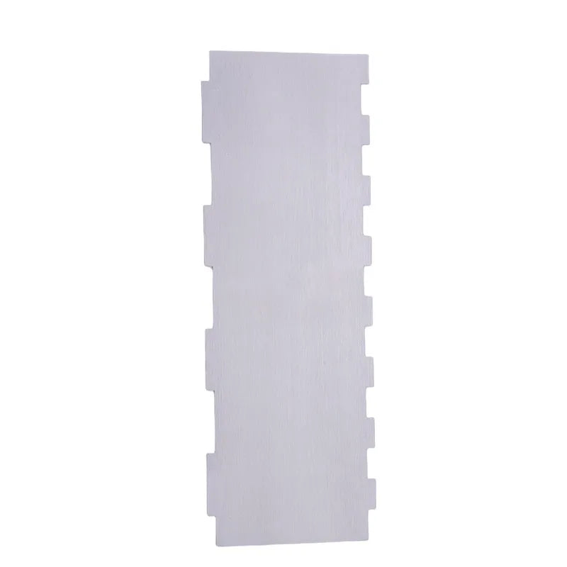 1 Piece Stainless Steel Cake Scraper Metal Cake Scraper Smoother Double Sided Patterned Edge Cake Decorating Comb YY126