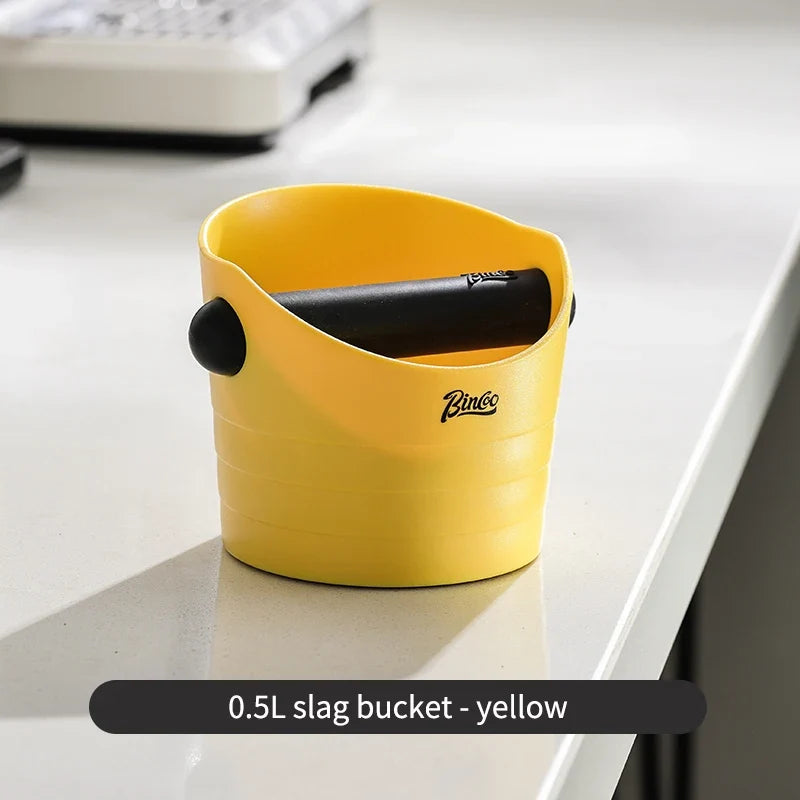 Bincoo Coffee Knock Box Espresso Grounds Container Anti Slip Espresso Dump Bin Grind Beveled Barista Goods Cafe Bar Accessories
