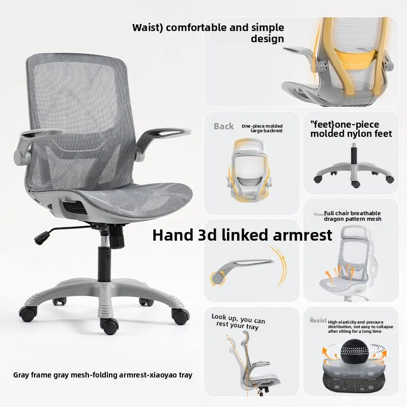 Multi-functional Ergonomic Chair Computer Conference Chair Chair Desk Learning Backrest Gaming Chair