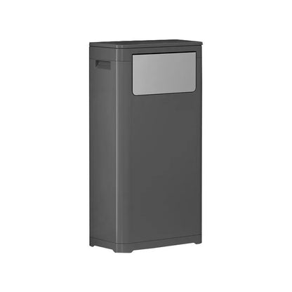 Touchless Motion Sensor Trash Can Dual Lid Hands Free Kitchen Large Capacity Outdoor Commercial Garbage Bin Lixeira Banheiro