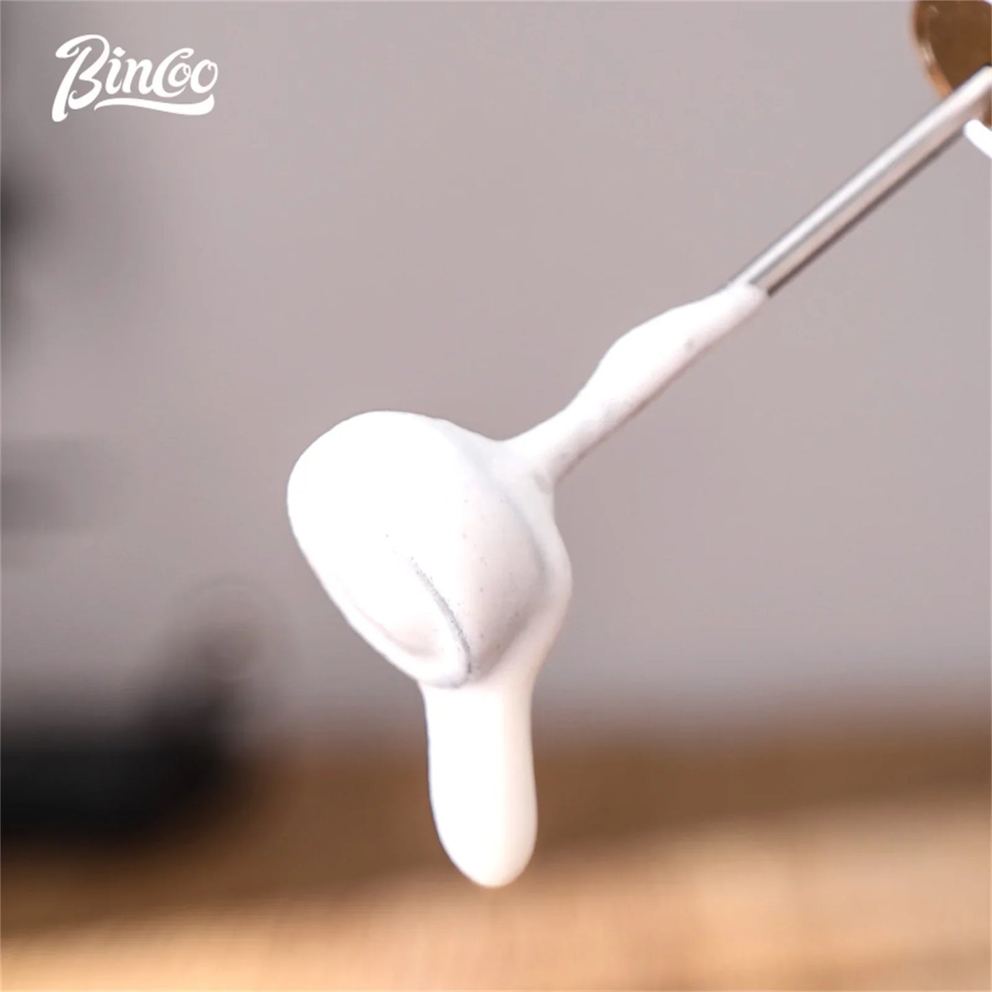 Bincoo USB Rechargeable 2-Speed Milk Frother, Handheld Foam Maker & Mini Mixer for Coffee Latte and Kitchen Cooking Tools