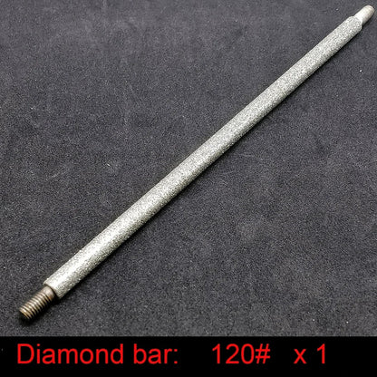 80-3000# 6mm Cylinder Diamond Stone Sharpening Bar Whetstone Match for Ruixin Sharpener Serrated Knife Scimitar Knife Grinding