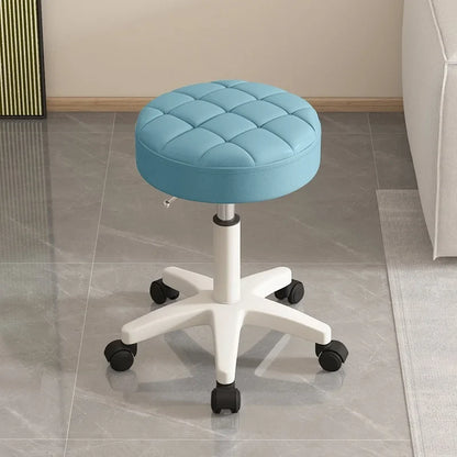 Massage stool Beauty salon stool Lifting rotating round stool Hair manicure Barber shop stool Round stool with wheels