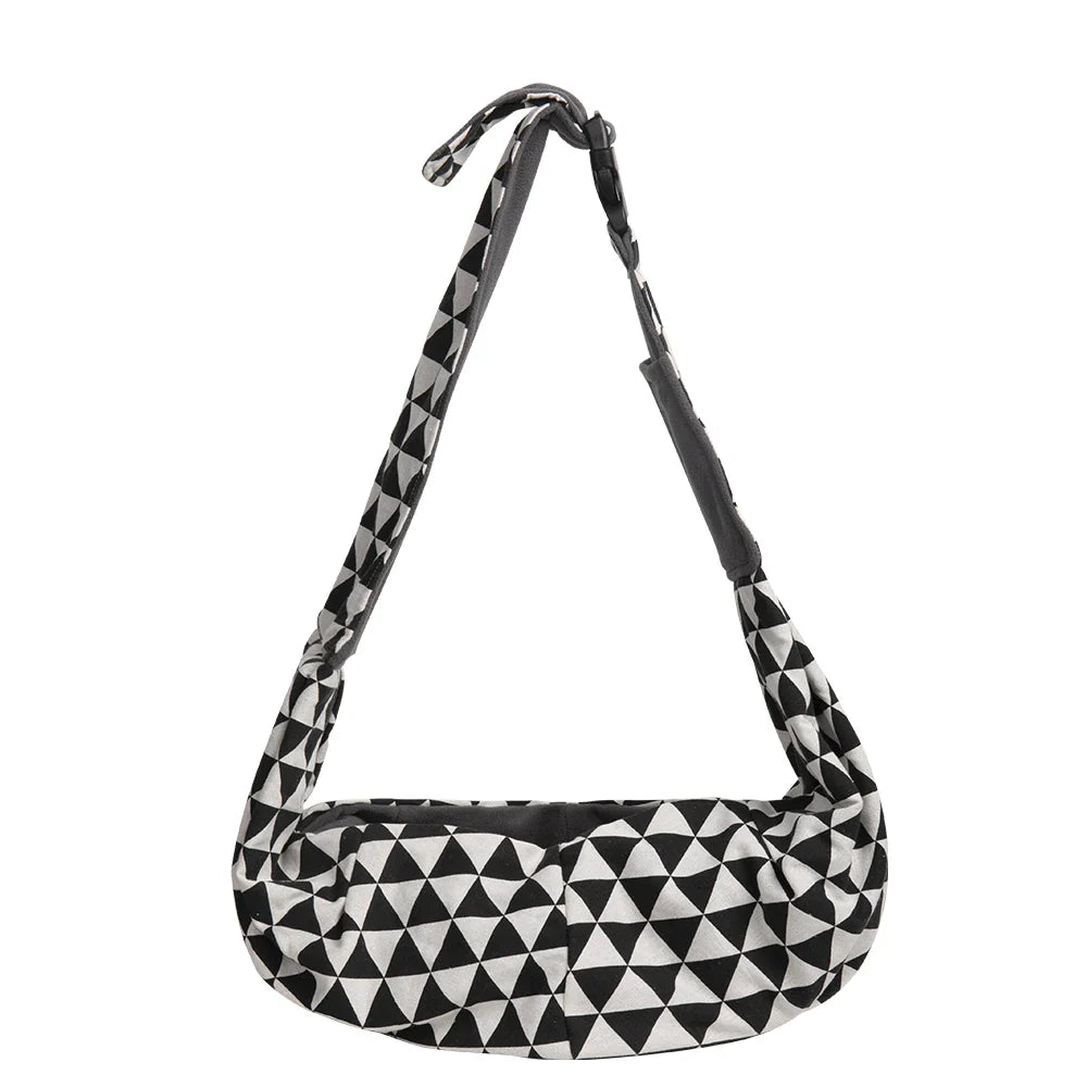 Comfortable & Spacious Pet Cat/Dog Harness Carrier - Pet Sling Bag -  Suitable for Small/Medium Pets