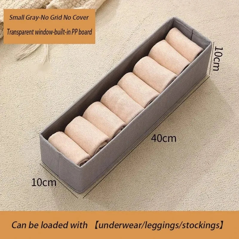 1pcs Visible Wardrobe Storage Organizers Cabinet Drawer Clothes Storage Box for T-Shirts Jeans Underwear Pants Organizer Box