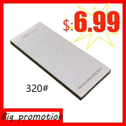 Double Side Diamond Sharpening Stone Knife Sharpener Grit 80-3000# Grindstone Diamond Tools Fine Grinding Whetstone 170*75MM