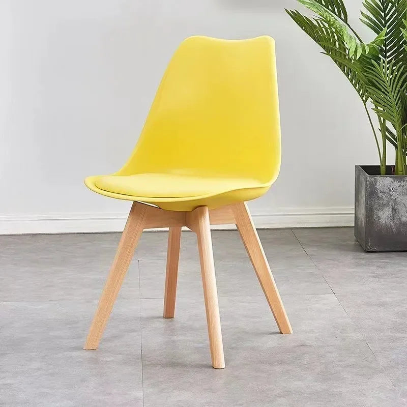Modern Dining Chair Home Chair Minimalist Nordic Backrest Chair Dinning Table Chair Accent Chair Lounge Chair for Living Room