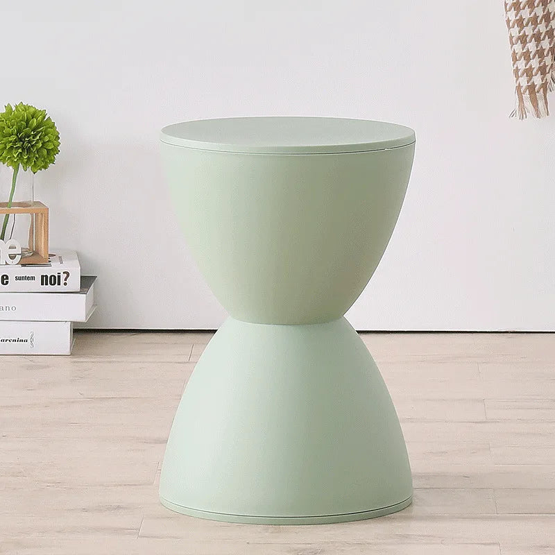 Hallway Ottoman Living Room Furniture  Minimalist Storage Pouf Footstool Shoe Changing Pouf Thickened Plastic Waiting Stool