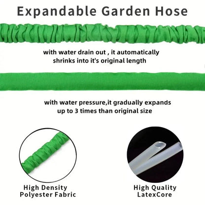 2026 Expandable Magic Hose, High-Pressure Car Wash, 7Water Spraying Functions, Water Gun, Home Garden Watering Hose garden hose