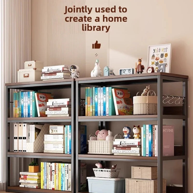 Bookshelf Shelf Integrated Wall Multi-layer Storage Rack Bedroom Wall Bay Window Display Cabinet Office Shelf