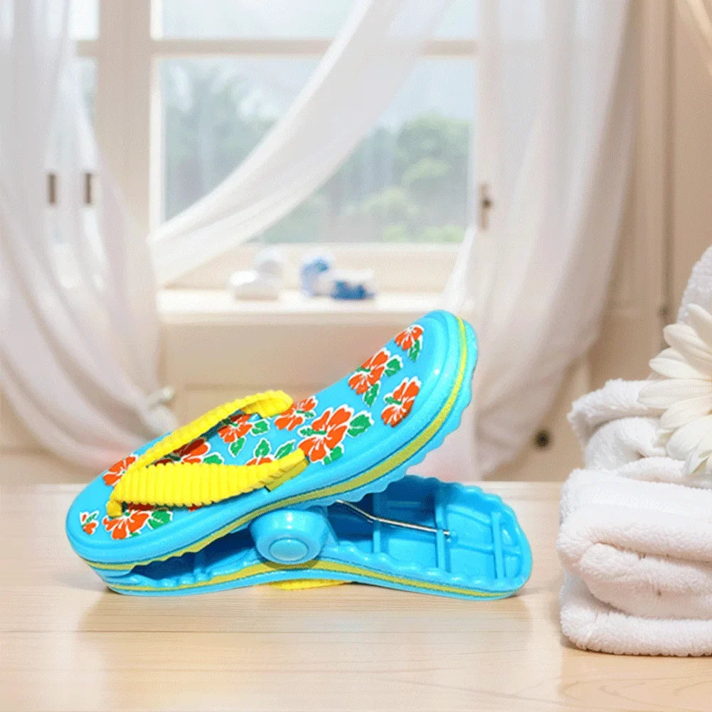 Cute Plastic Beach Towels Clips Large Drying Racks Retaining Clip Windproof Clothes Pegs Pins Animal Decorative Clothespins