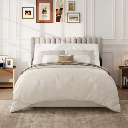 S3 Queen Adjustable Bed Frame and Gel Memory Foam Mattress Set
