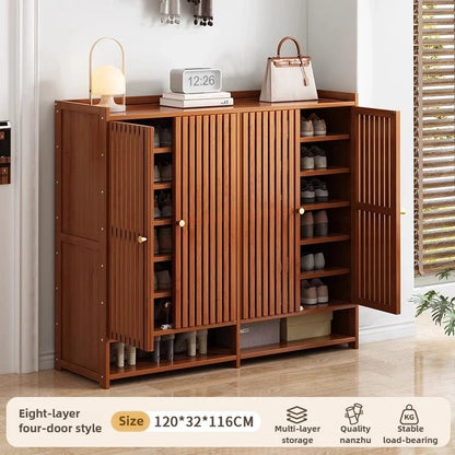 Shoe cabinet for home use, doorstep storage cabinet, wall facing hallway, indoor entrance, rental room, multi-layer shoe rack