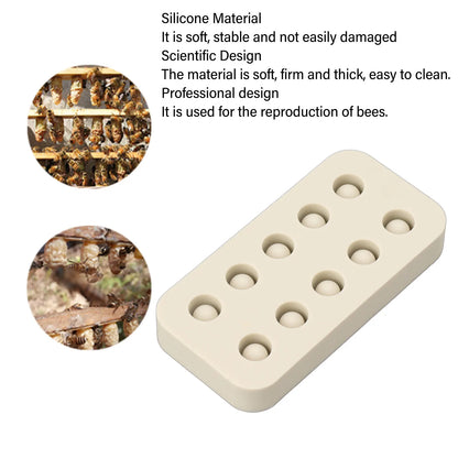 Beekeeping Tool Queen Cell Cups Making Mold Wax Queen Grafting Cups Silicone Mold Beekeeping Beeswax Queen Cell Cups Making Mold
