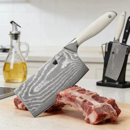 7.5 Inch Chopper Knife 67-layers Damascus Steel Blade G10 Handle Chef Slicing Cleaver Kitchen Knives Meat And Poultry Tools