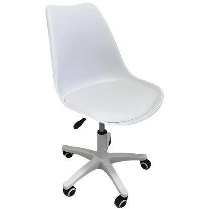 Ergonomic Rolling Stool with Wider Seat & Backrest, 136.08 KG Weight Capacity, 360° Swivel Chair for Home Office, Beauty Salon