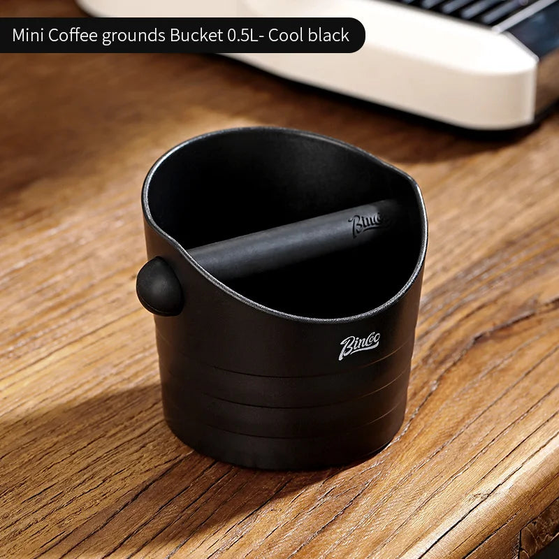 Bincoo Coffee Knock Box Espresso Grounds Container Anti Slip Espresso Dump Bin Grind Beveled Barista Goods Cafe Bar Accessories