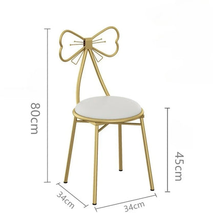 Italian simple girl bedroom dresser stool butterfly back chair ins makeup stool wholesale butterfly chair