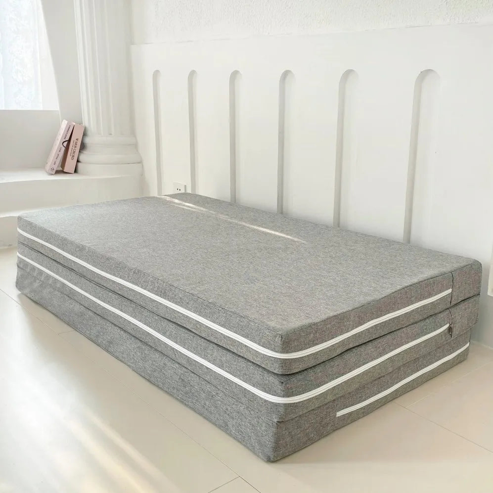 3-Tier Foldable Memory Foam Mattress with Deep Sleep Support & Space-Saving Portable Home Tatami Mat