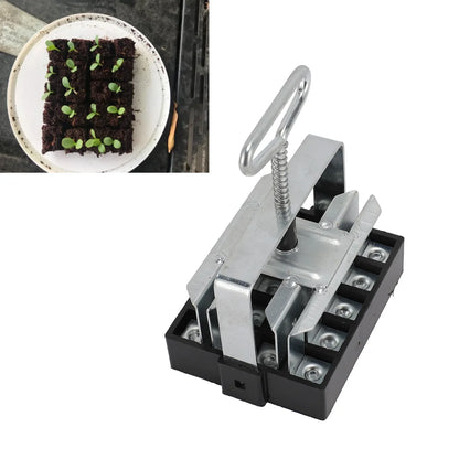 Soil Blocking Tool Soil Block Maker 20 Cells Manual Eco Friendly Space Saving with Comfortable Grip Soil Blocker for Garden