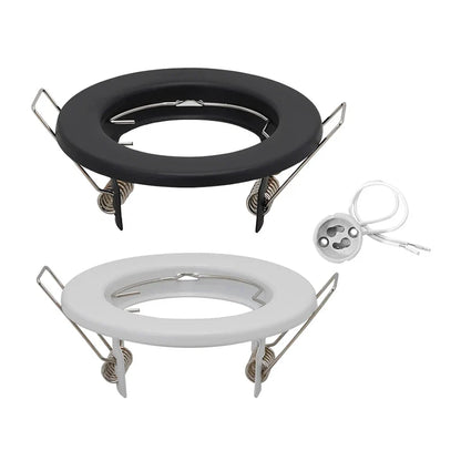 6pcs Down Light Frame Recessed LED Ceiling Fixtures Downlight GU10 MR16 Ceiling Spot Lights Fitting Fixture