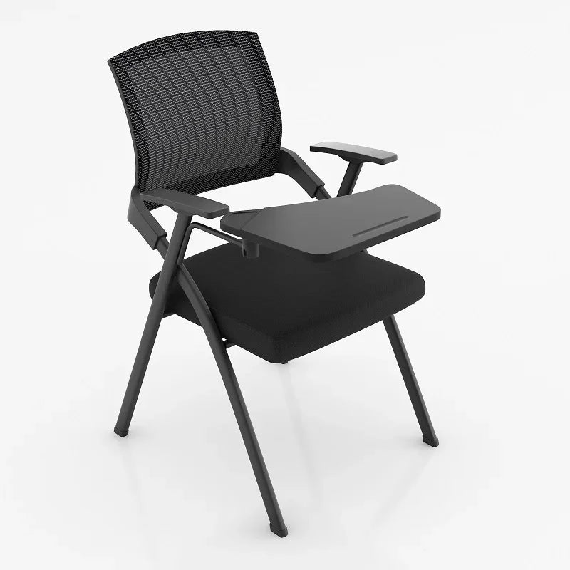 Folding training chair with desk board, foldable writing board, office meeting room, integrated table and chairs, conference