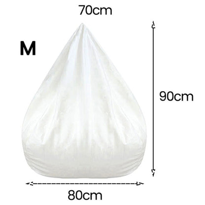 Lazy Sofas Cover Large Bean Bag Cover Without Filler And Sofa Inner Liner Living Room Home Tatami Lounger Comfortable Seat Cover