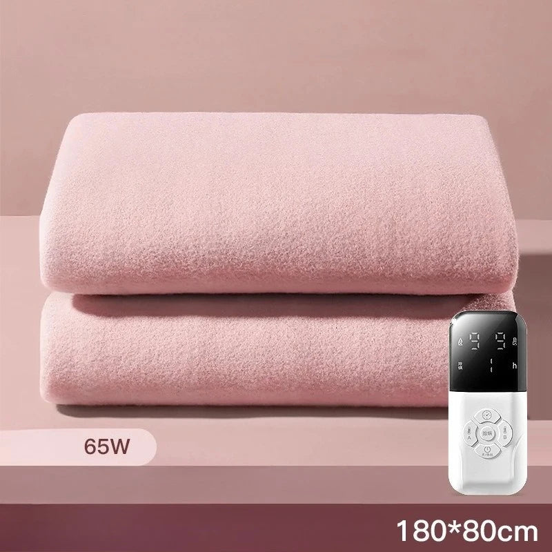 Graphene Electric Heated Blanket Dual Control Single Double Washable Home Dorm Energy Saving Fast Heating Auto Shutoff Cobertor