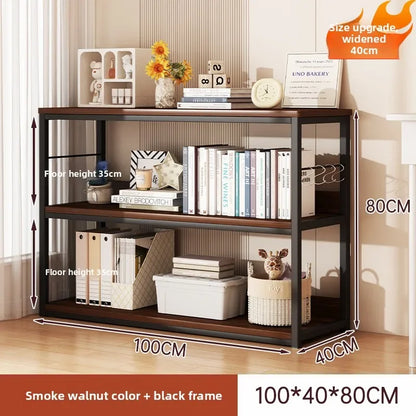 Bookshelf Shelf Integrated Wall Multi-layer Storage Rack Bedroom Wall Bay Window Display Cabinet Office Shelf