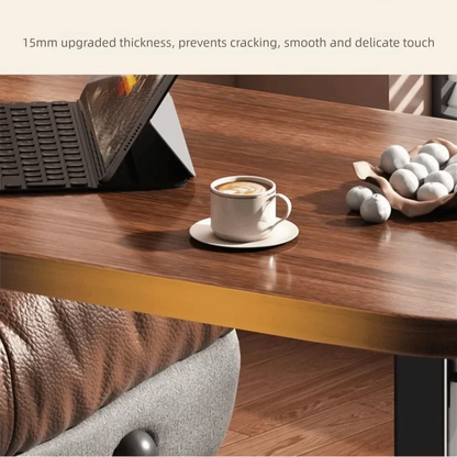 Foldable Sofa Edge Table Adjustable Height C-Shaped Mobile Storage Desk Flip Desktop Easy Installation Movable Tea Table Rack