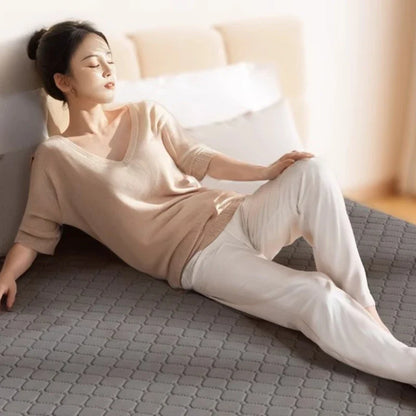 Electric Heated Blanket Soft Plush Fast Heating Dual Zone Remote Auto Shutoff Queen King Size Machine Washable Manta Para Cama