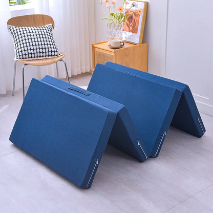 Four-fold memory foam mattress, high-elasticity memory foam mattress, single-person folding mattress, tatami soft mat, guest mat