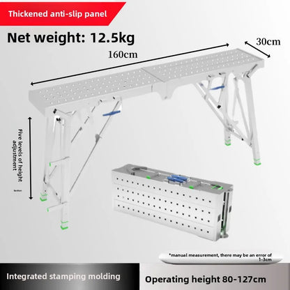 Horse stool portable folding thickened heightening construction site interior decoration scaffolding