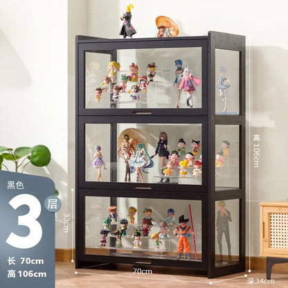 Large Lego display box cabinet figure acrylic figurine toy ornament artifact dust-proof transparent blind box storage rack