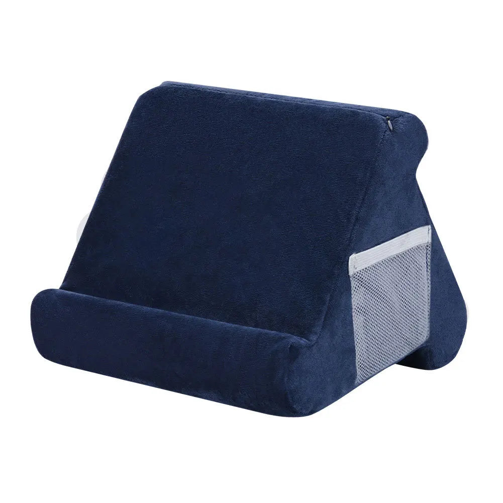 Multifunctional tablet support sponge pillow stand for reading books, tablet desktop support