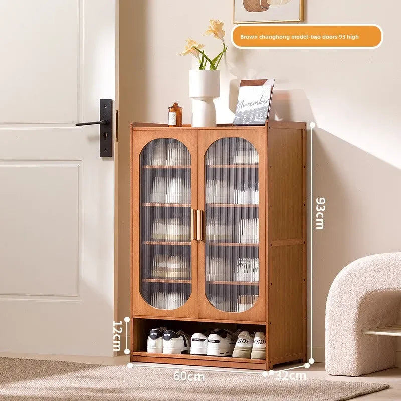 New shoe cabinet household multi-layer storage shoes dust-proof door porch floor large-capacity porch rack shoe rack