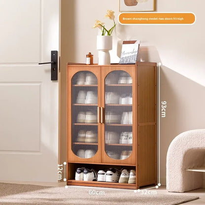 New shoe cabinet household multi-layer storage shoes dust-proof door porch floor large-capacity porch rack shoe rack