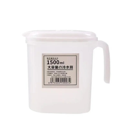 Plastic Fridge Jug with Filter Lid, Plastic Water Pitchers with Handle, Heat Resistant Water Jug, Large Capacity Juice Pitcher