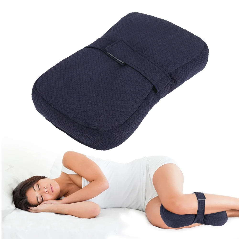 1 Piece Knee Pillow Ergonomic Side Pillow For Side Sleepers Back Legs Hips Joints Pregnancy Sciatic Neuralgia  Relief