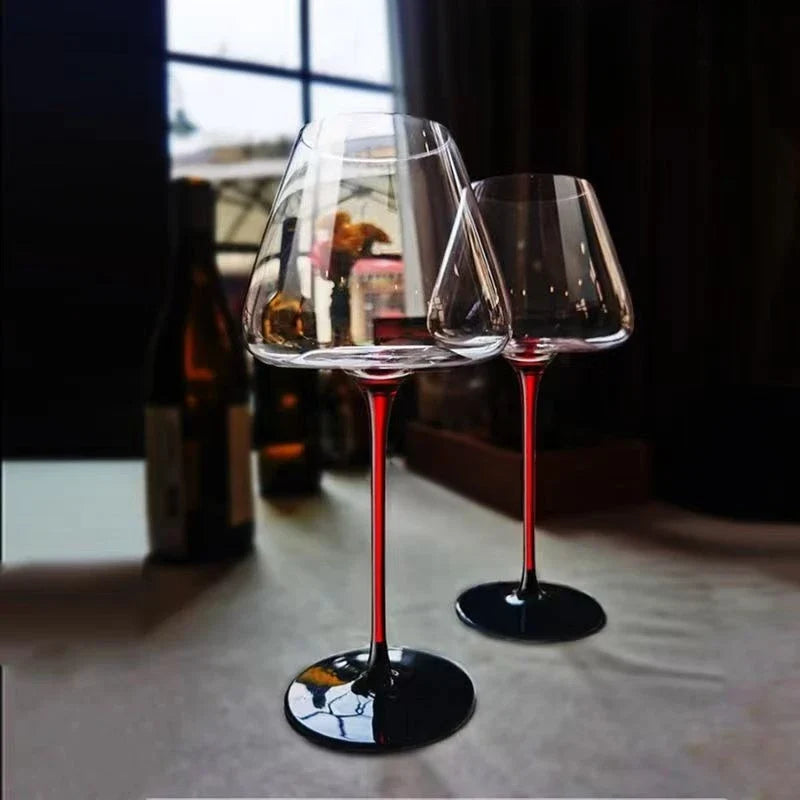 JUSTINLAU Collection Goblet Wine Glass Handmade Crystal Home High Value Goblet High Grade Wine Glass Wedding Party Birthday Gift