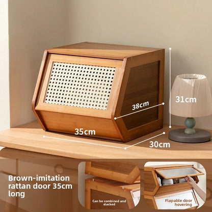 Bucket cabinet, storage cabinet, bedroom, living room, bookshelf, toys, snacks, storage and sorting cabinet can be stacked