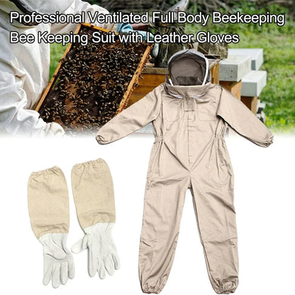 Bee Outfit Bee Suit Gloves Bee Suit with Gloves Beekeeping Protective Suits Beekeeper Suit Bee Keeper Gear Coveralls Bee Outfit